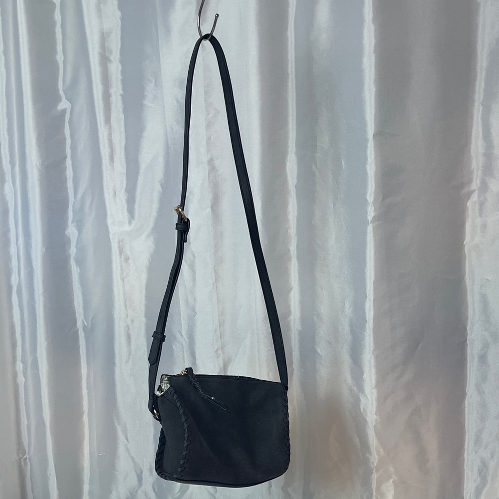 Elegant Charcoal Crossbody Bag v2248